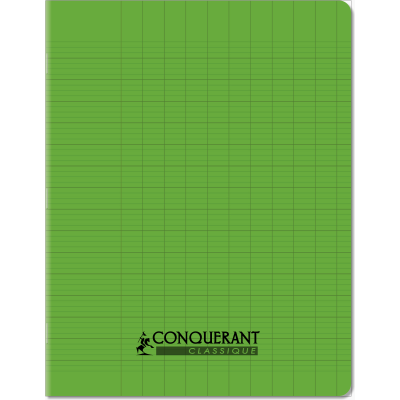 Cahier Conquerant Classique Agrafe 170X220 48P 90G Seyes Polypro