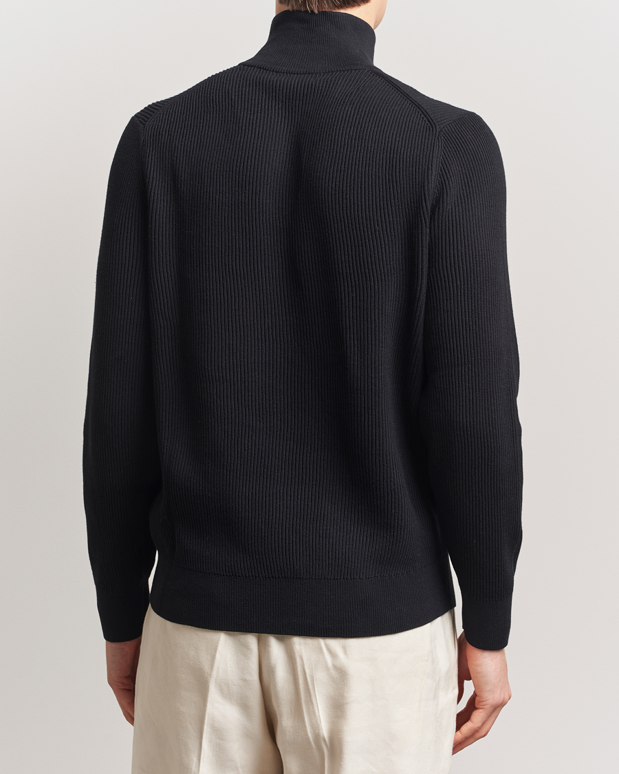 J.Lindeberg Alex Knitted Half-Zip Black