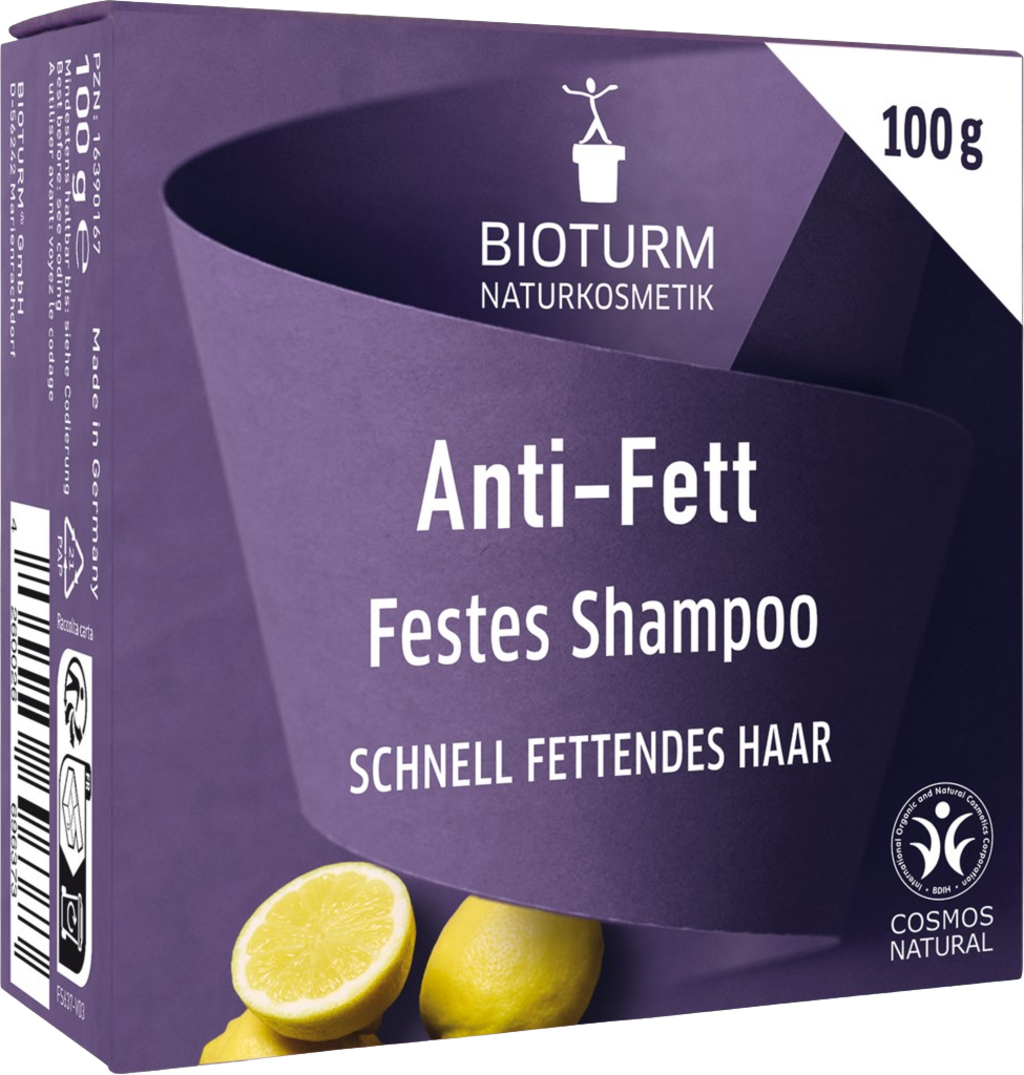 Bioturm  Festes Shampoo Anti-Fett, 100 g