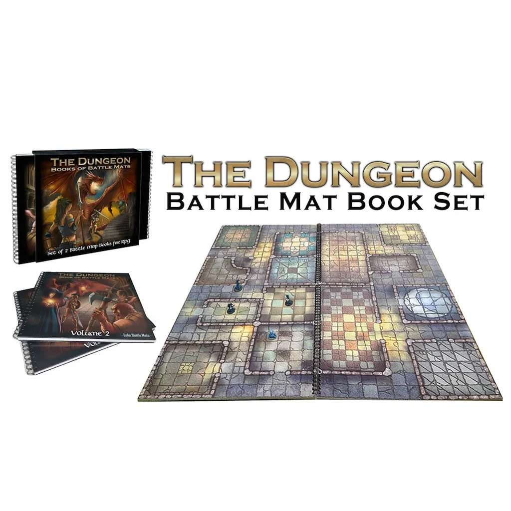 Livre Plateau de Jeu : The Dungeon Books of Battle Mats