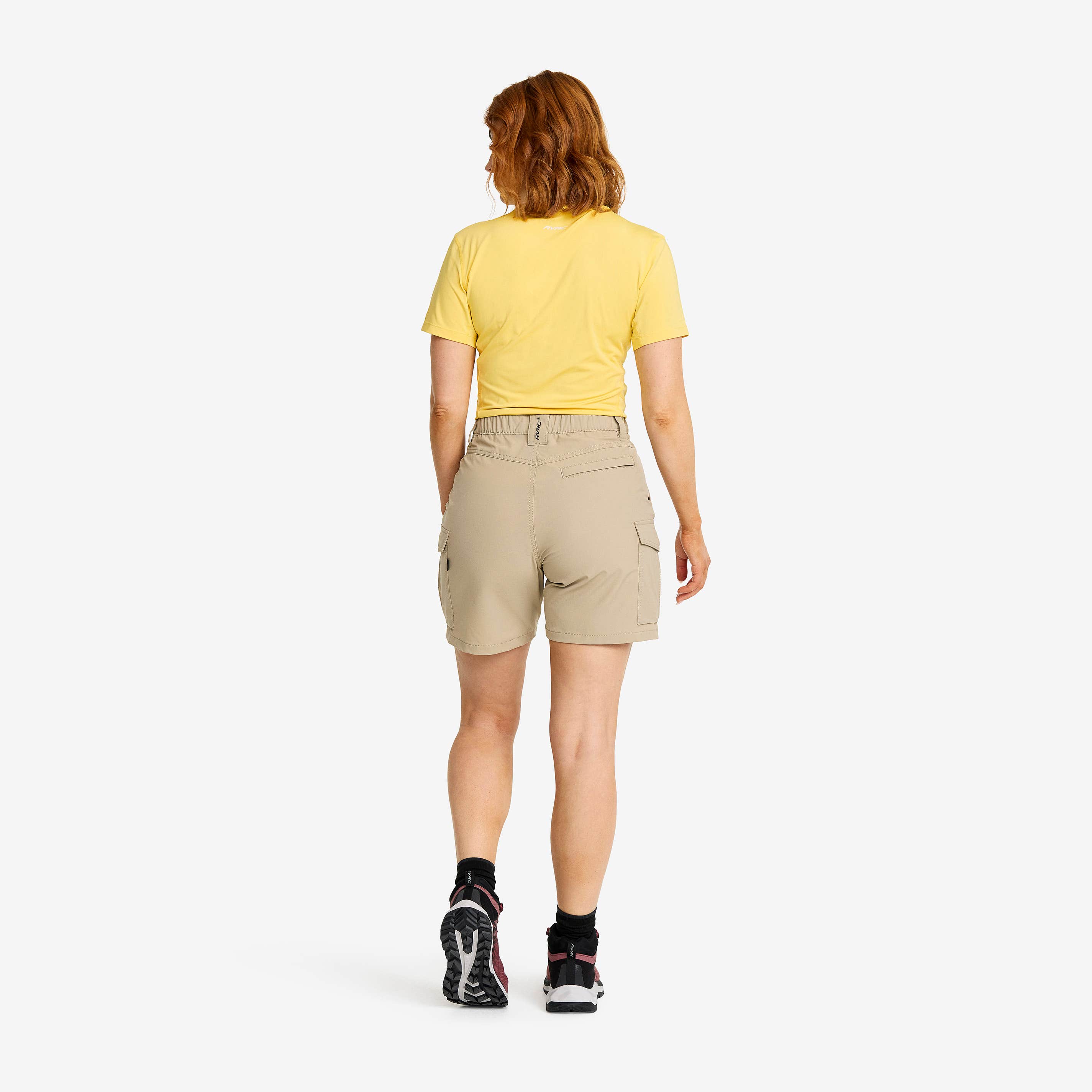 Adventure Cargo Stretch Shorts Dame Aluminium
