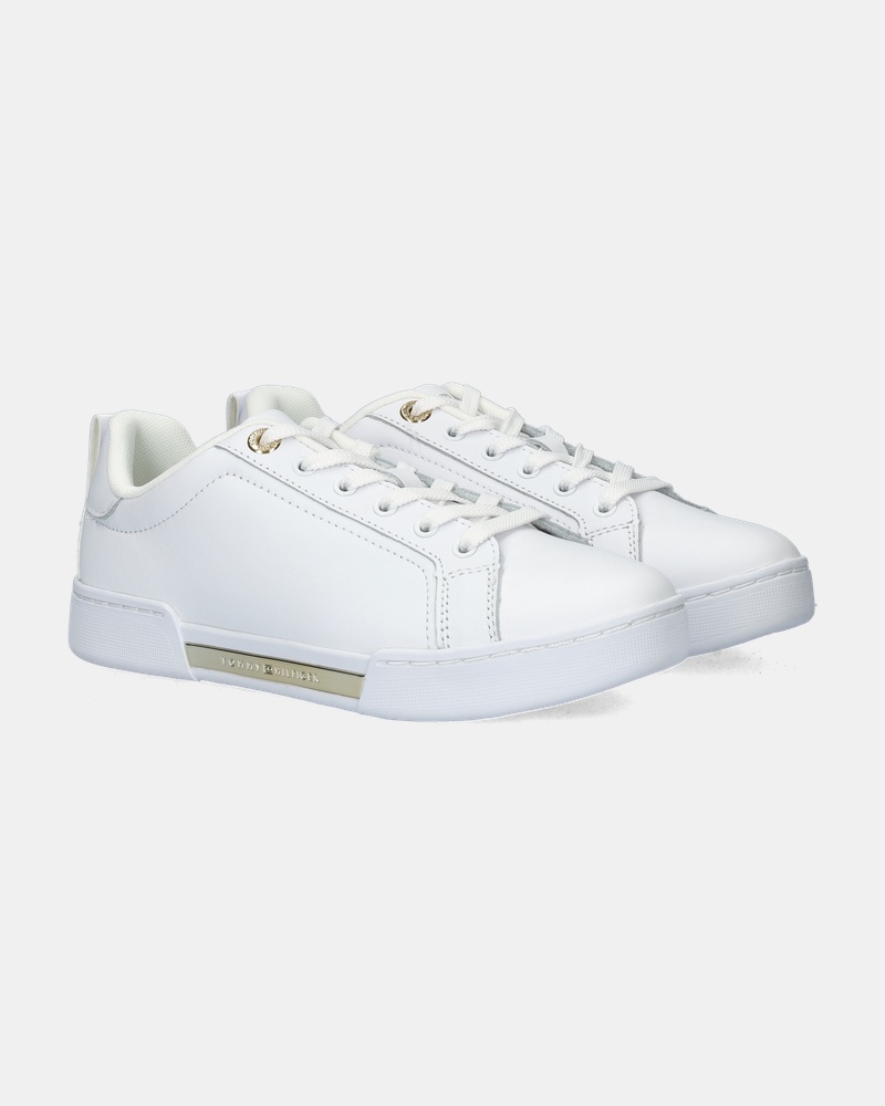 Tommy Hilfiger Sport Chique Court Lage sneakers  - wit