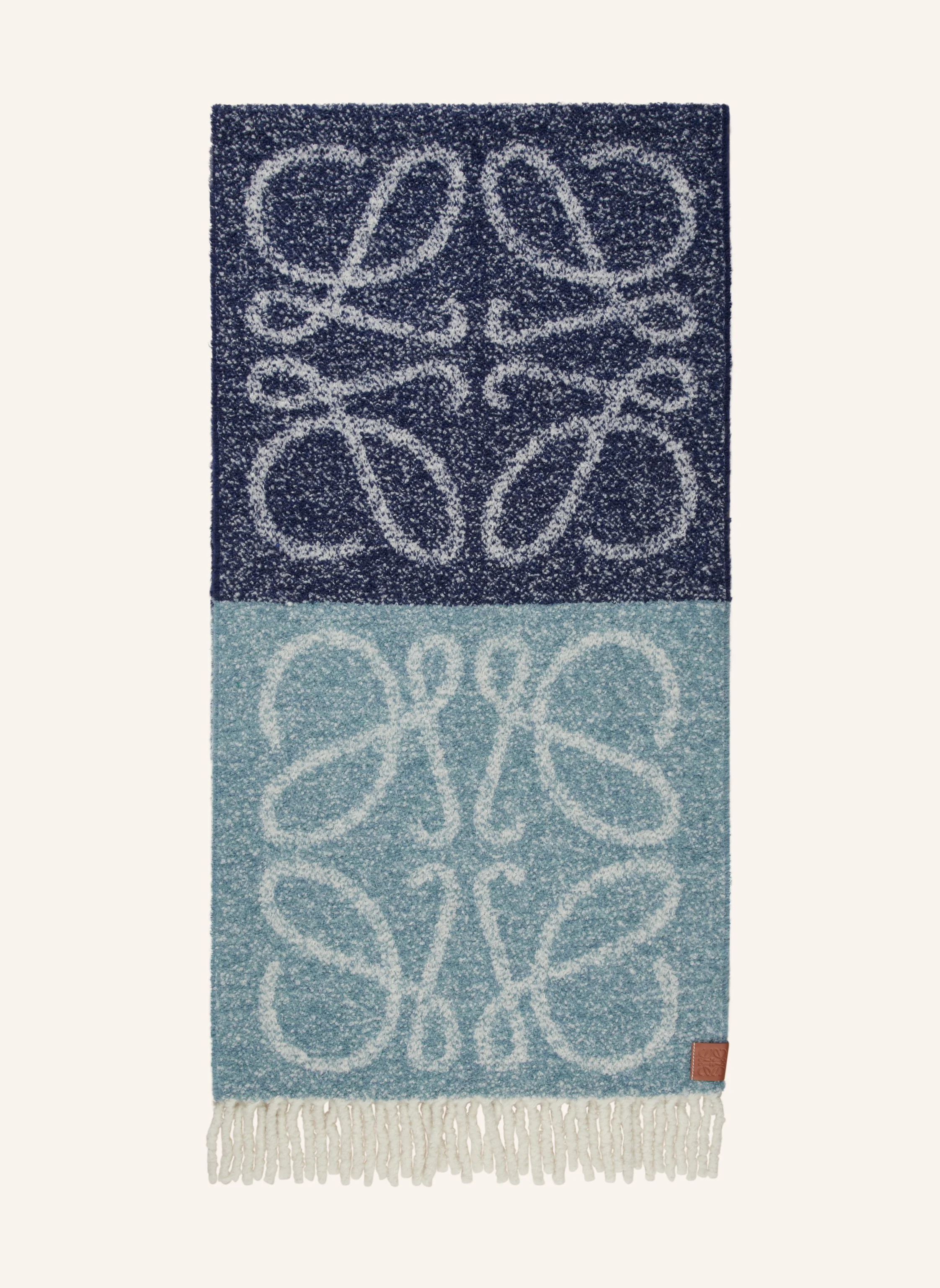 LOEWE Bouclé-Schal mit Alpaka