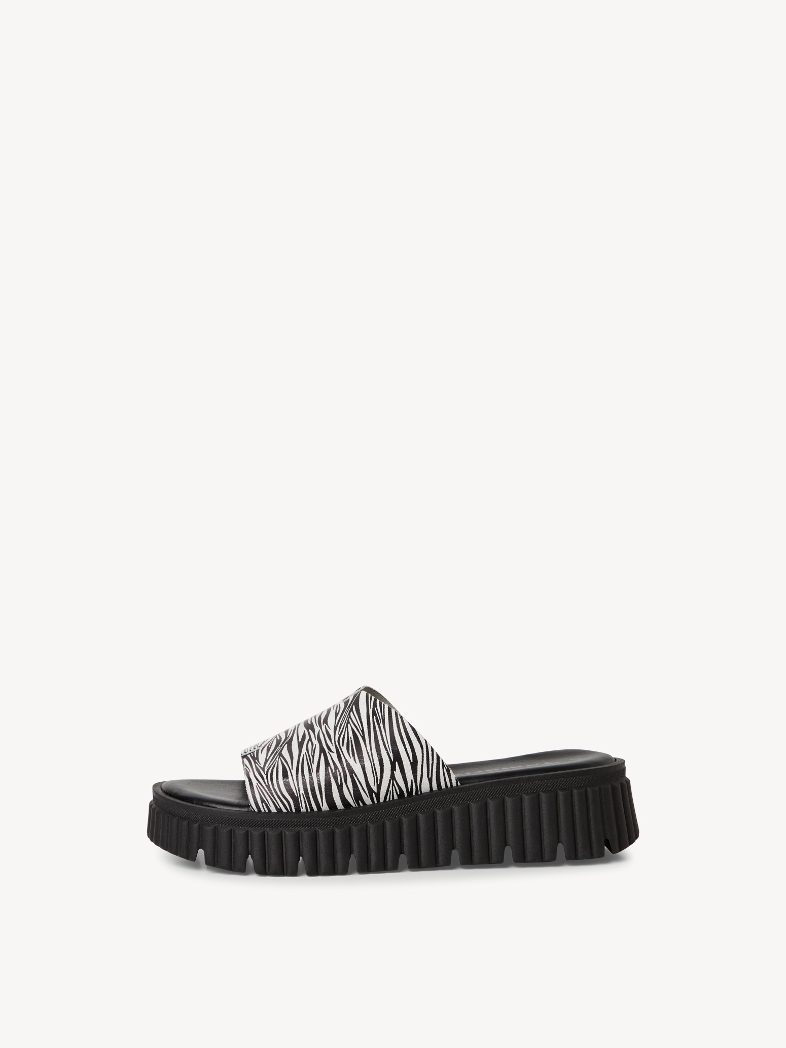 Leren Slipper - zwart