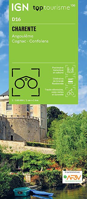 IGN - CHARENTE D16 TOP TOURISME 100 IGN