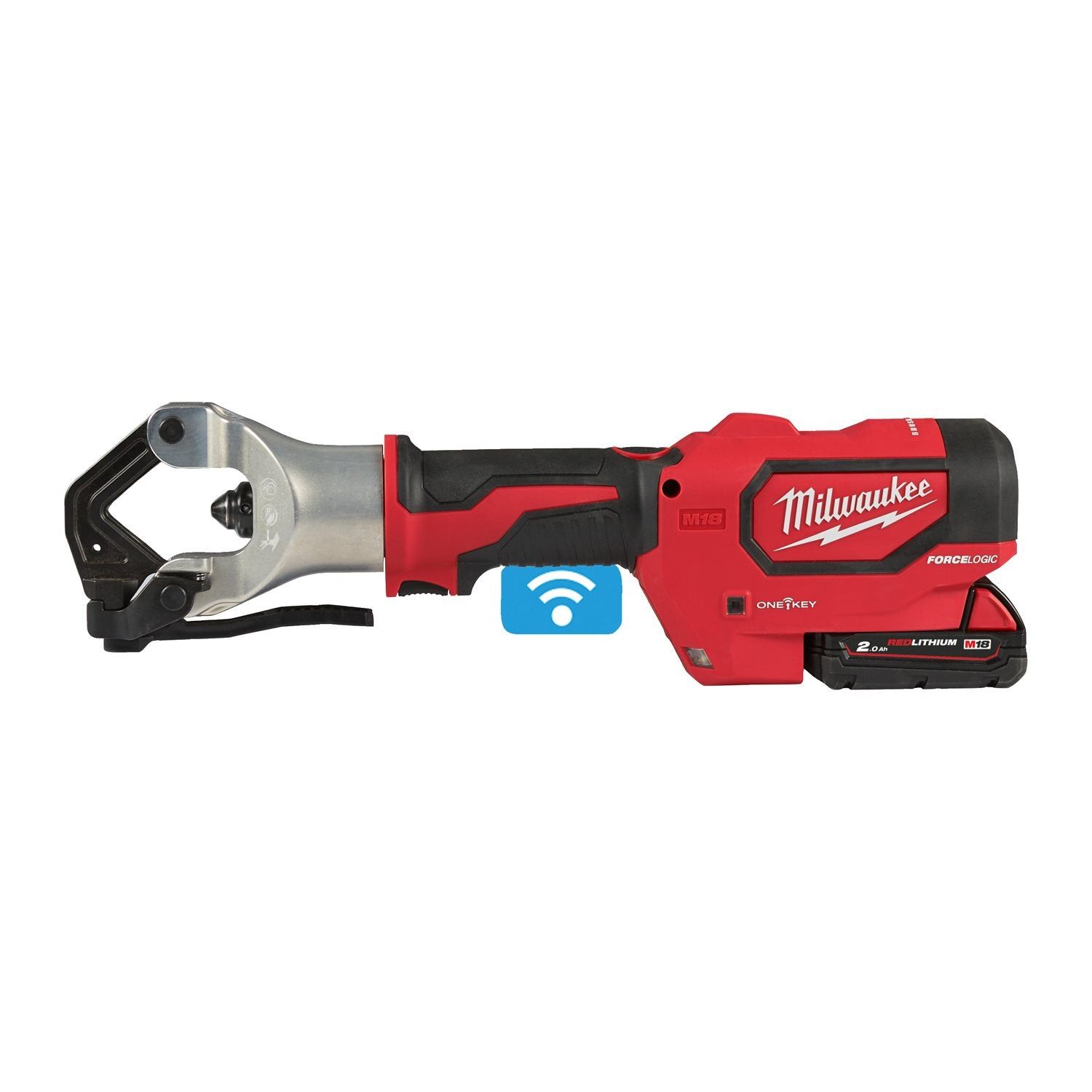 Milwaukee M18 HDCT-0C FORCE LOGIC™ Hydraulische accu kabelkrimptang 10 - 300mm² 18V Basic Body in koffer - 4933471949
