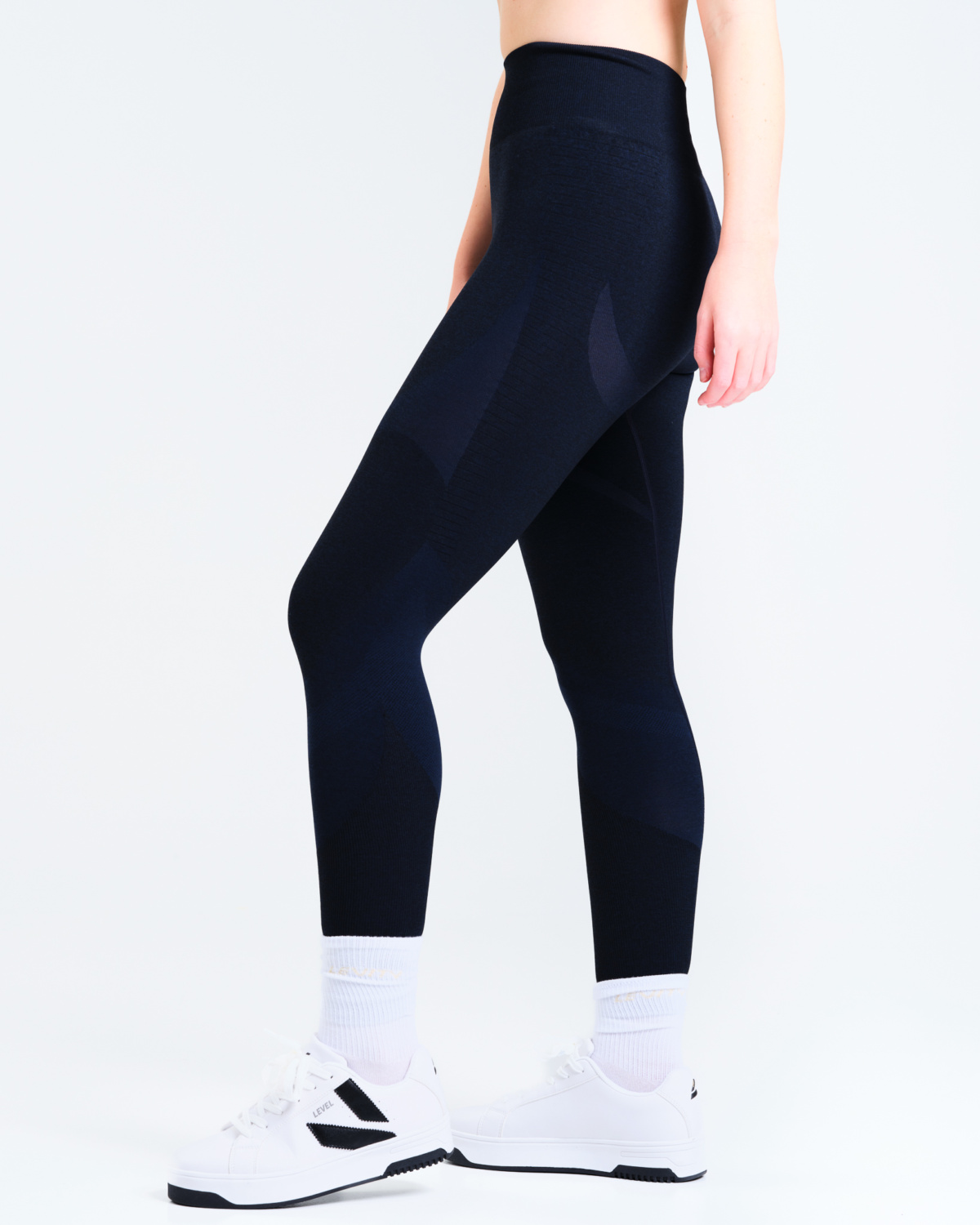 LEVITY Solar Seamless Tights Blue Navy