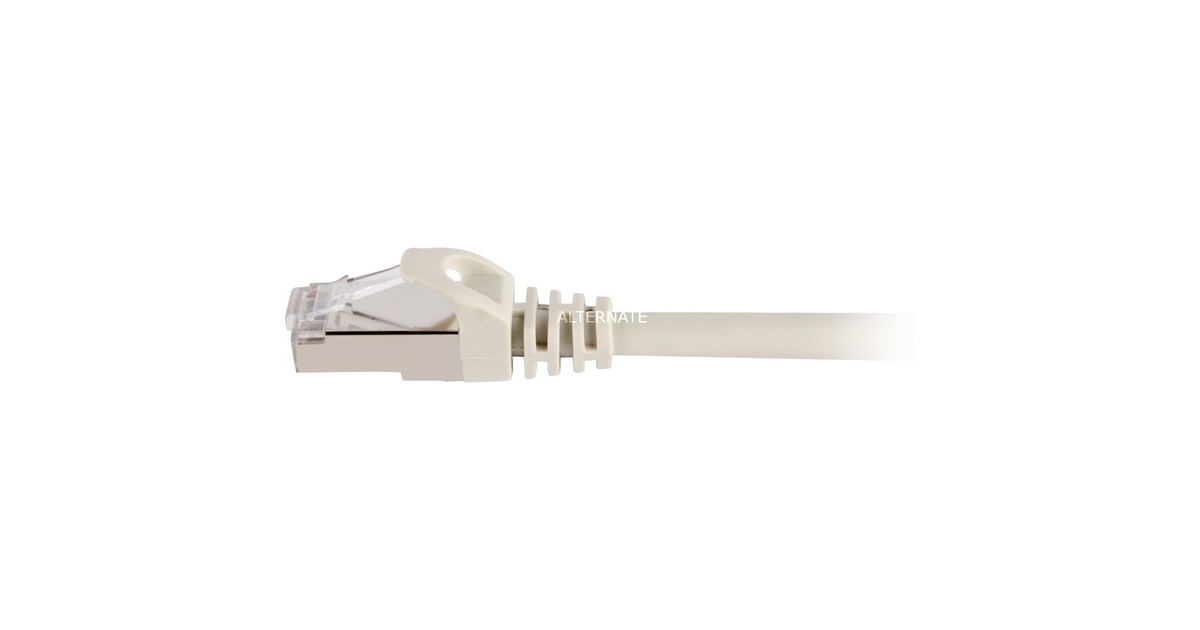 SharkoonPatchkabel SFTP, RJ-45 met Cat.6  (Grijs, 0,25 meter)