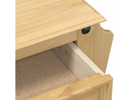 VIDAXL - Table de chevet corona 45x35x47,5 cm bois de pin massif