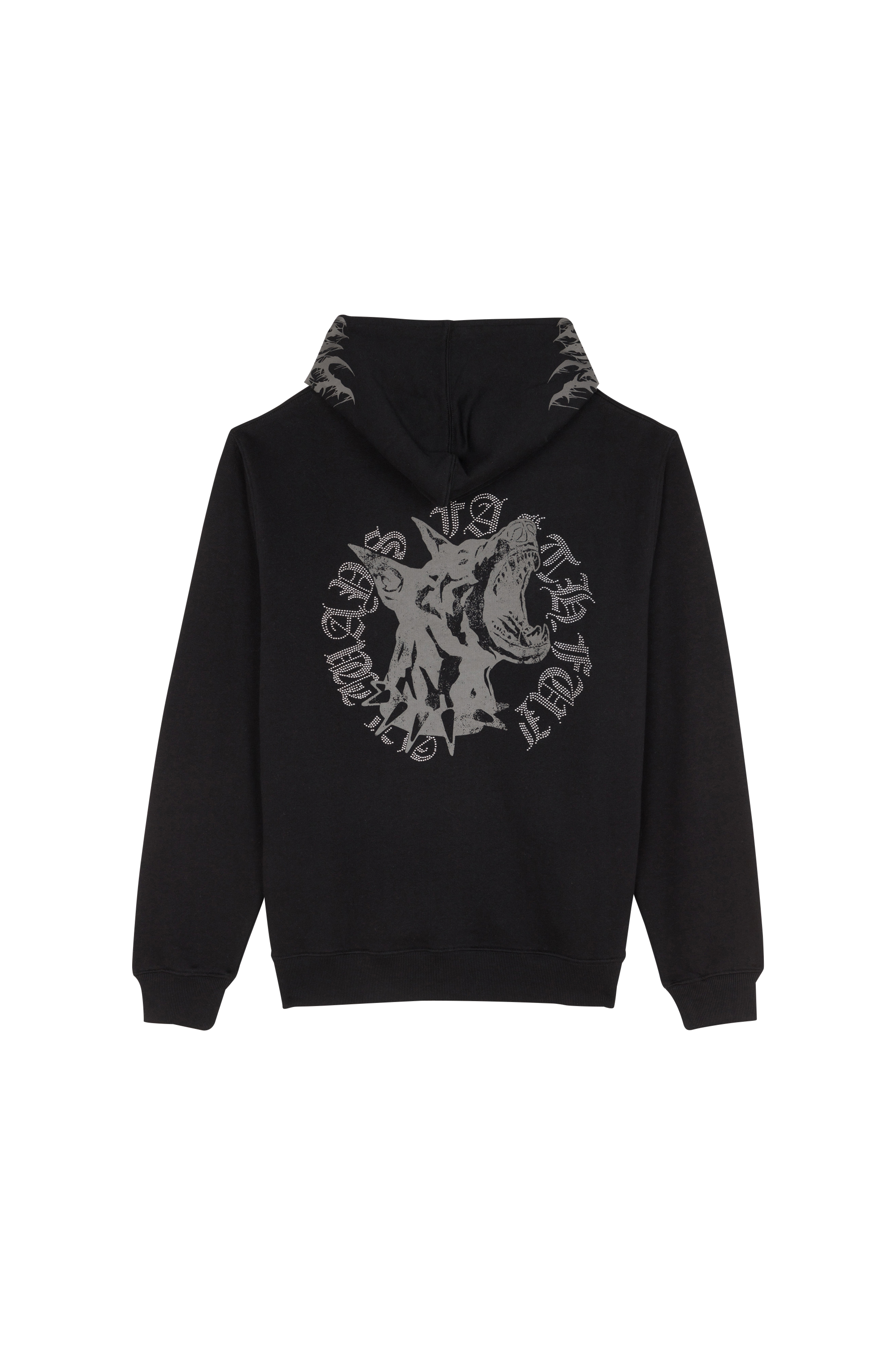 WASTED Hoodie zippé Full zip blitz  Noir
