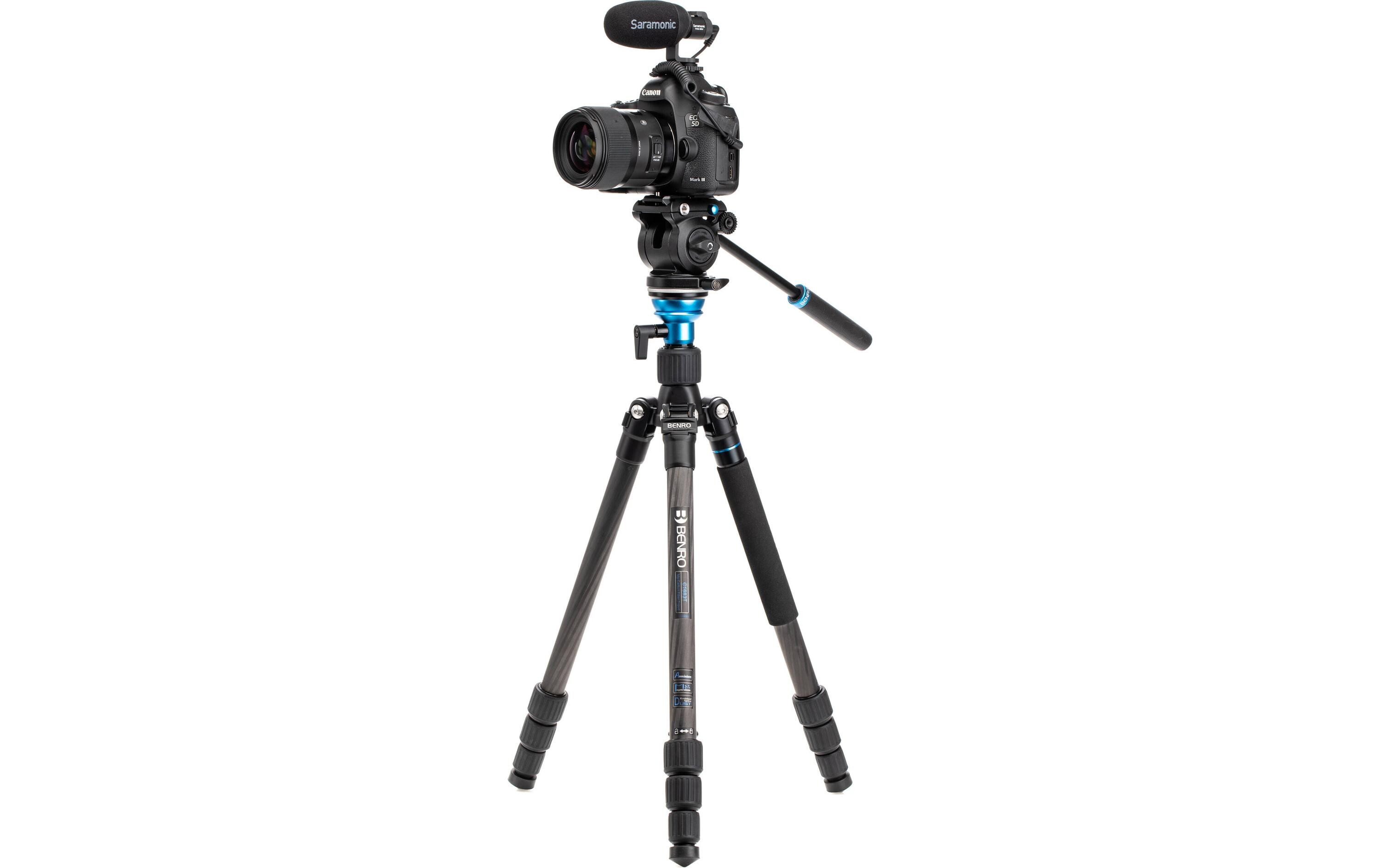 Videostativ C1683TS2PRO Aero Kit Carbon<br>Kompaktes Stativ, geeignet für Reisen und einfaches Verstauen und Tragen