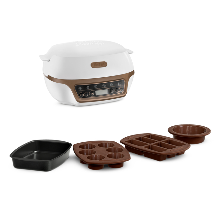 Pack web -  Cake Factory, support et moules CreaBake rocher et facettes