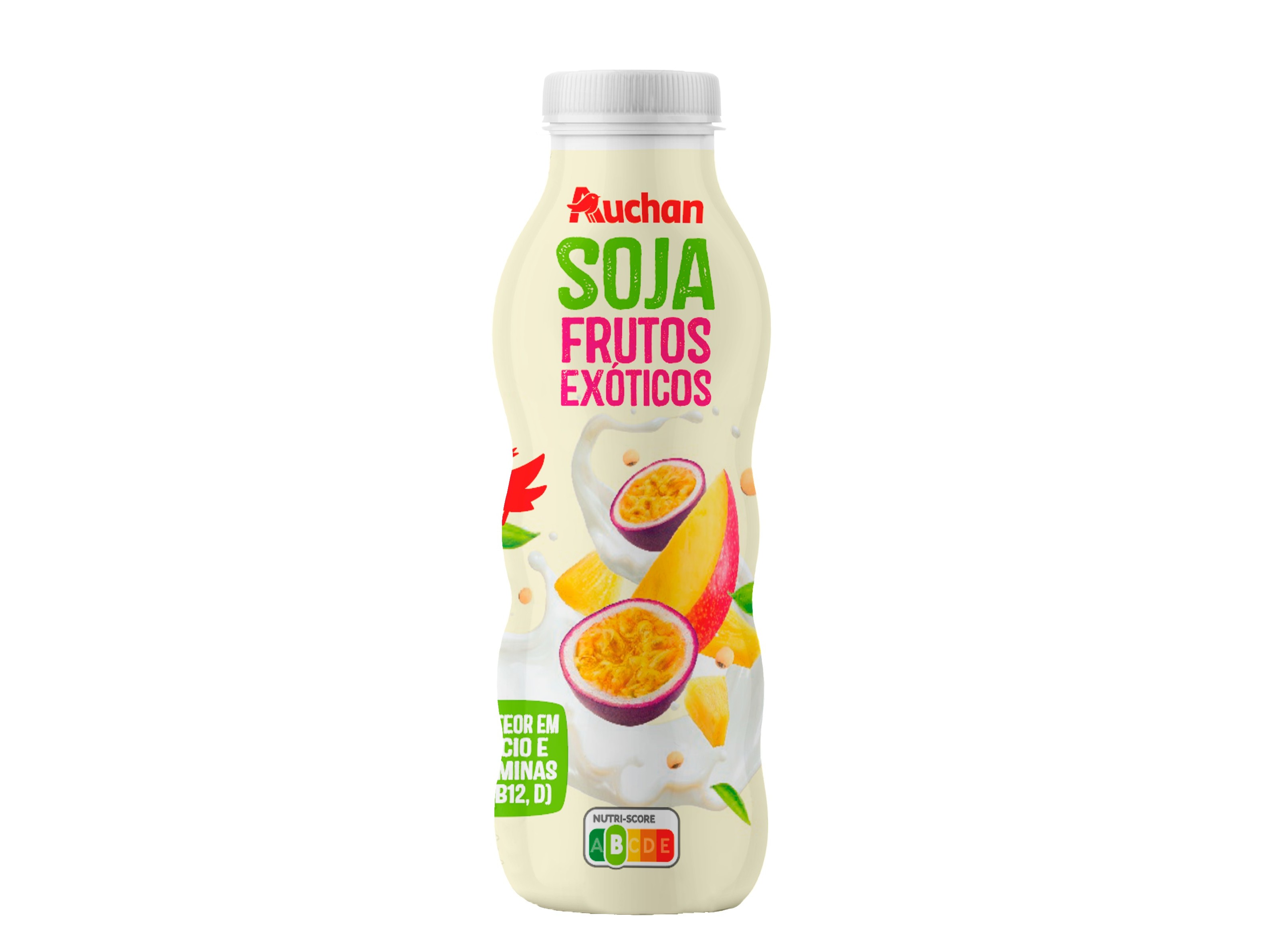 SOJAGURTE LÍQUIDO AUCHAN FRUTOS EXÓTICOS 4X150 ML