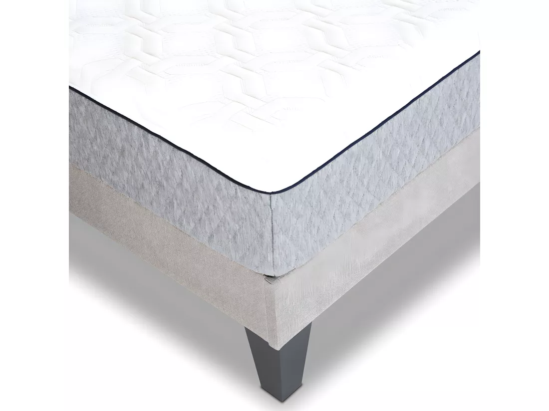 BELLECOUR LITERIE | Ensemble AMBOISE 90x190 cm | Matelas Mémoire de forme + Protège matelas anti punaise