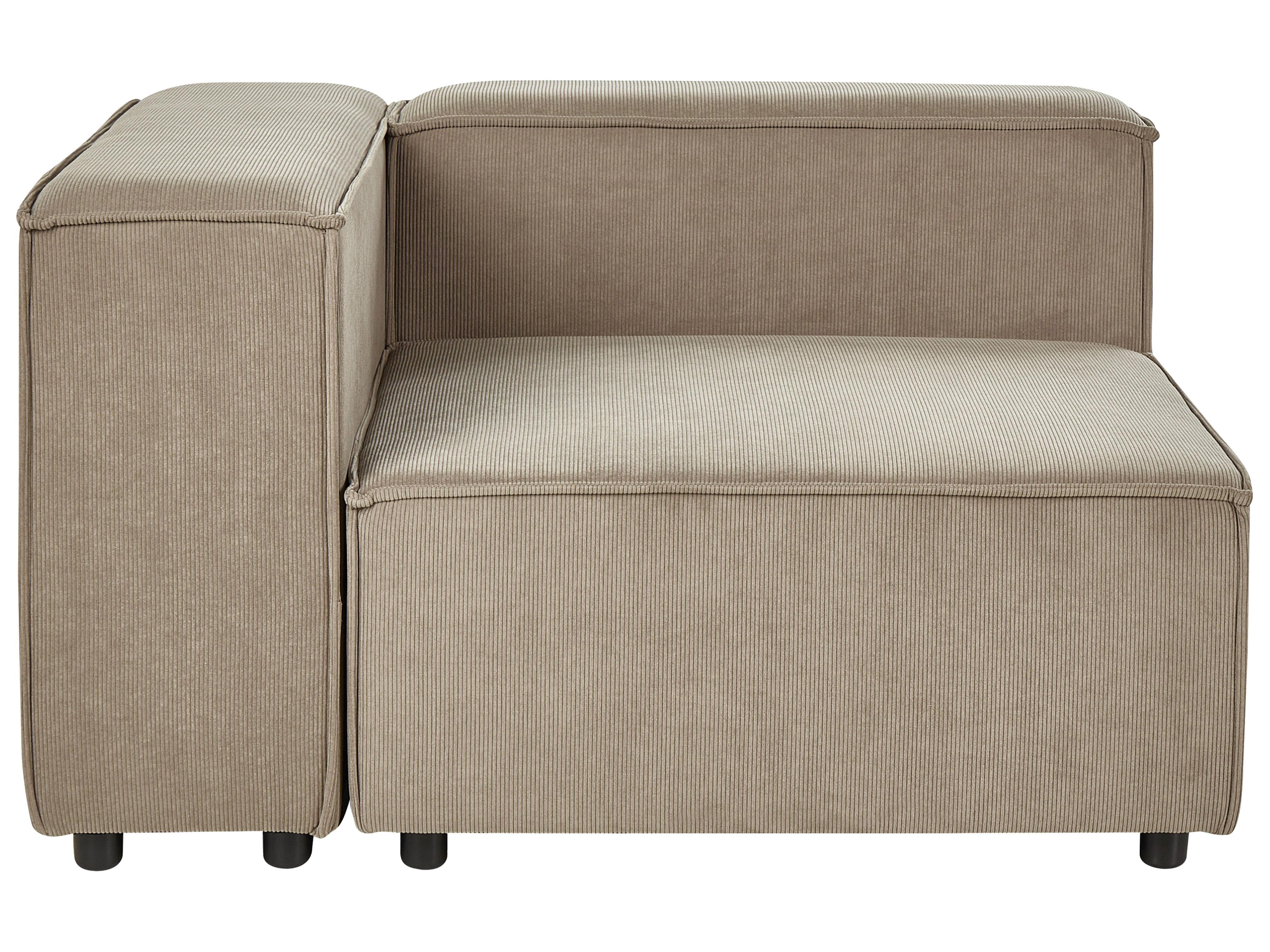 Hoekmodule APRICA Corduroy Bruin