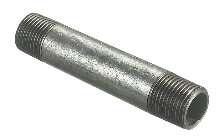 Nippelrør galvaniseret 1/2