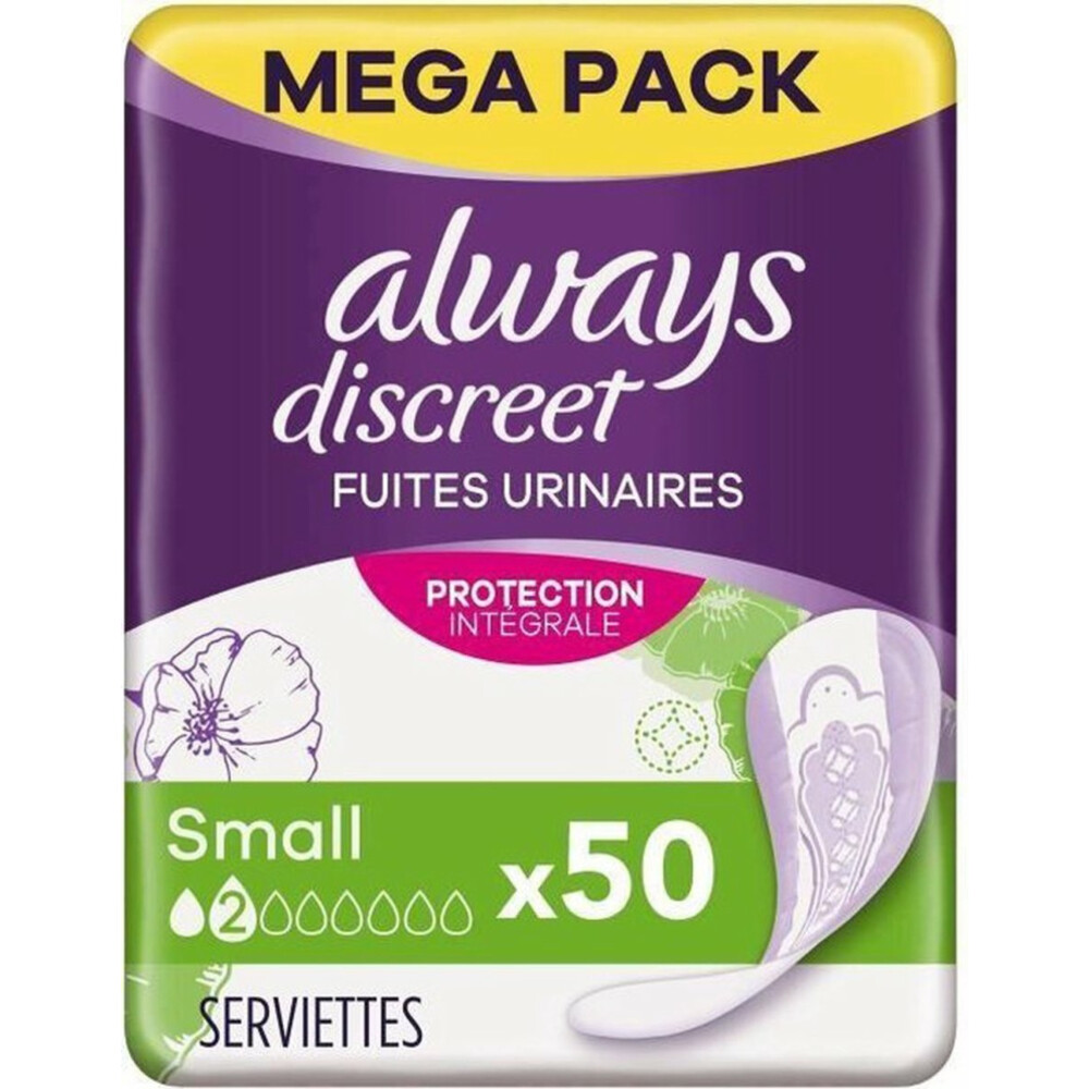 4x Always Discreet Incontinentieverband Small50 stuks