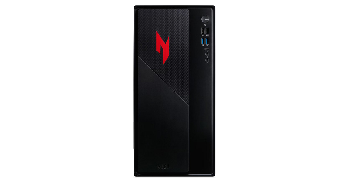AcerNitro N20 I51350 (DG.BQBEH.005) gaming pc  (Zwart | Core i5-13420H | RTX 3050 | 16 GB | 1 TB SSD)