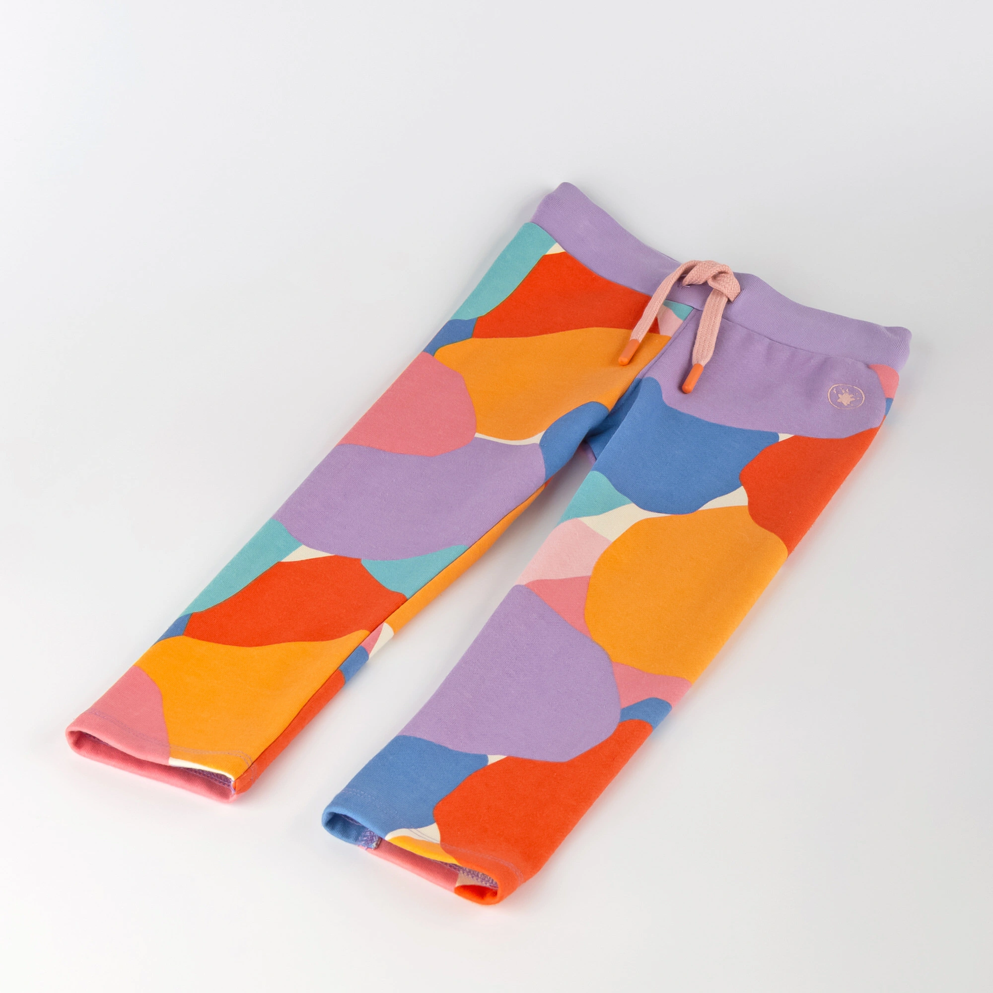Sweathose M - SKATING FLAMINGO PATTERN in bunt