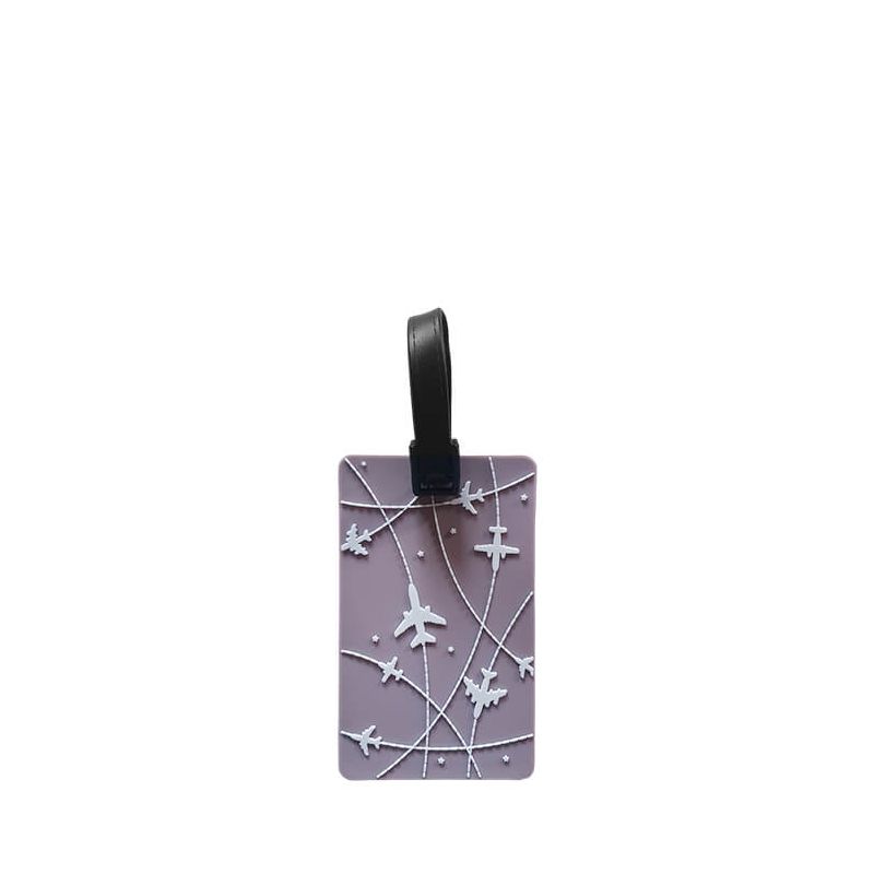Etiquette pour bagages 10.5cm Pink