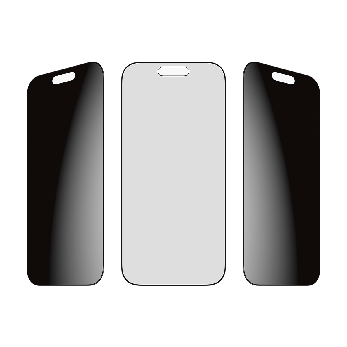 CARE by PanzerGlass Displayschutzglas »2-Way Privacy Ultra-Wide Fit Screen Protector« für Apple iPhone 17;Apple iPhone 16 Pro Displayschutzfolie, Schutzfolie, Bildschirmschutz, kratz- & stossfest