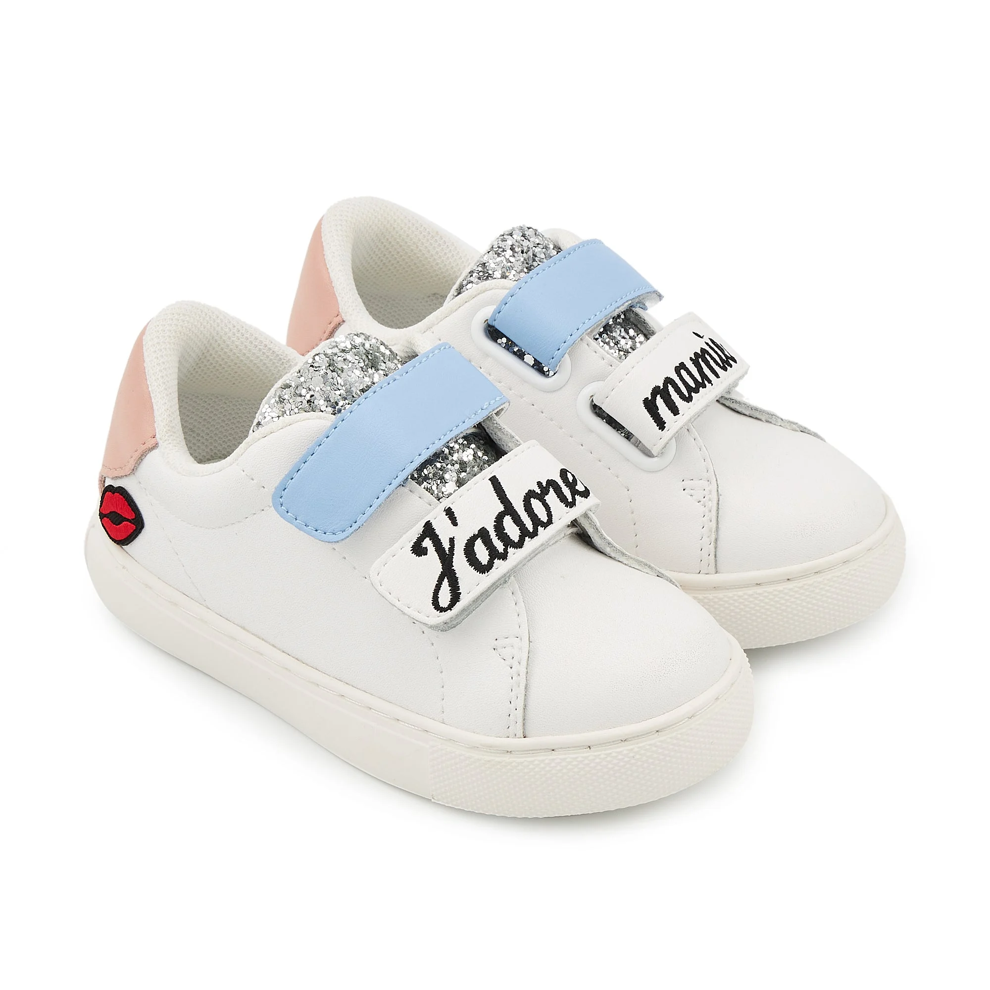 MINI EDITH J'ADORE MAMIE - Sneakers en cuir | Blanc