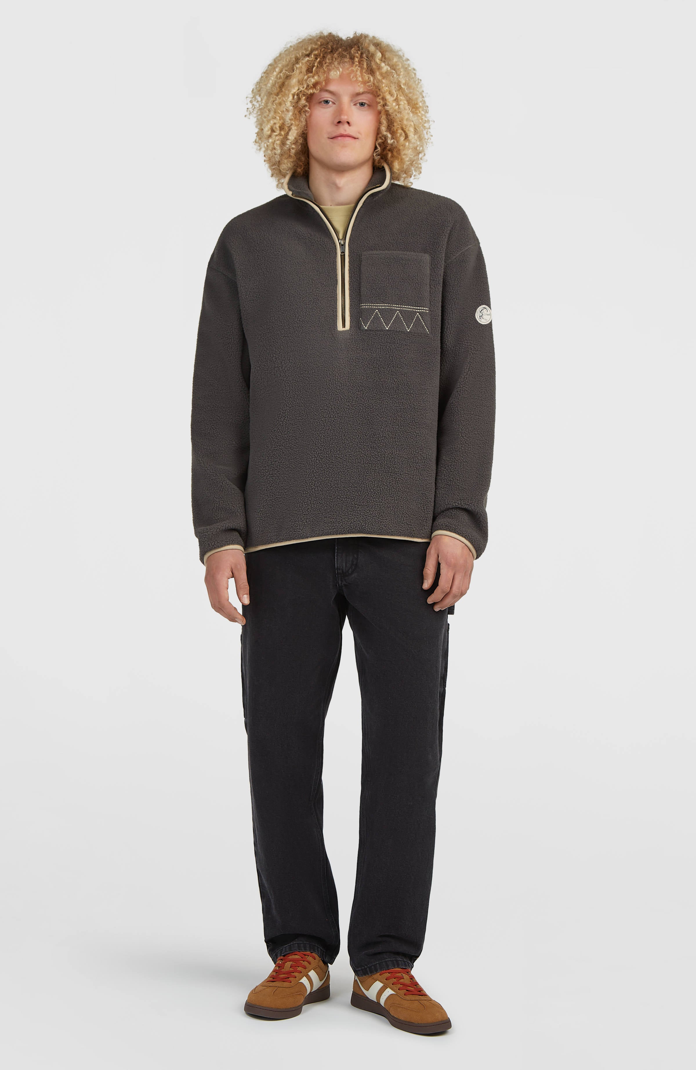 Trui O'Riginals Fleece met halve rits