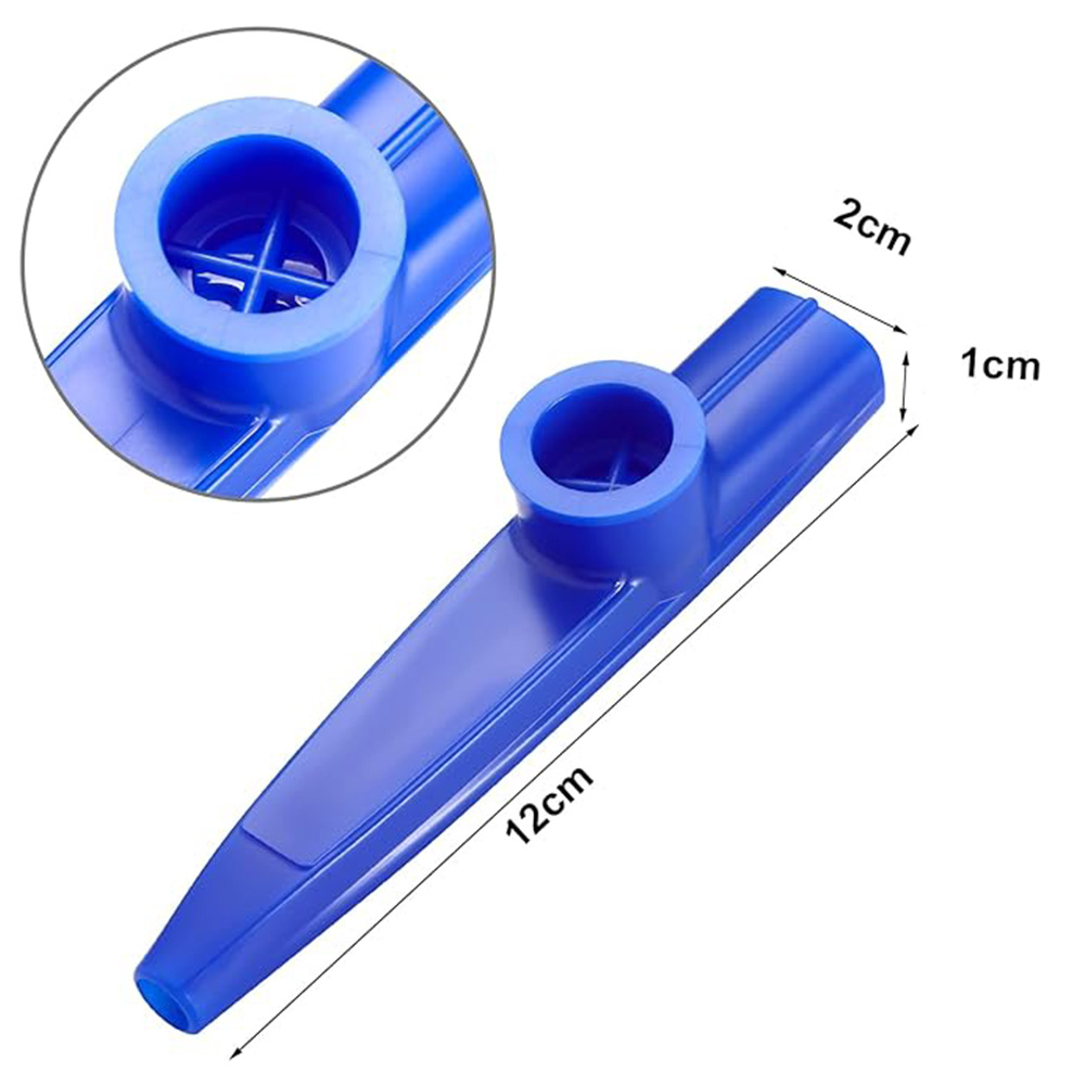 Kazoo Musik Instrument Membranophon Ansingtrommel Effektinstrument - Blau