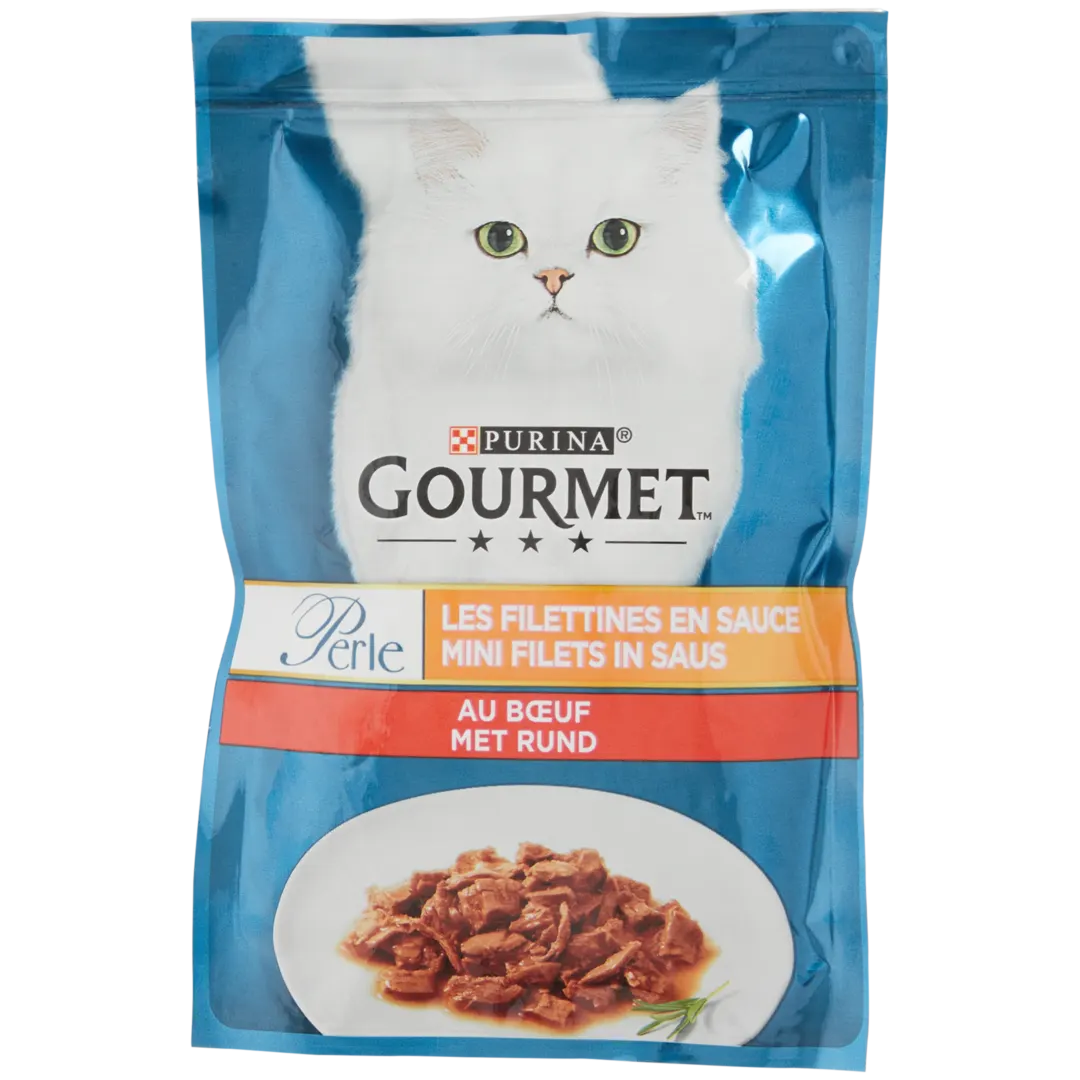 Gourmet Perle kattenvoer 85 gram | rundvlees