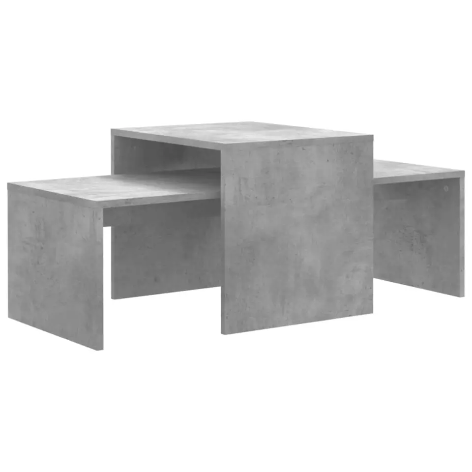 vidaXL - Salontafel - Grijs - Bewerkt hout
