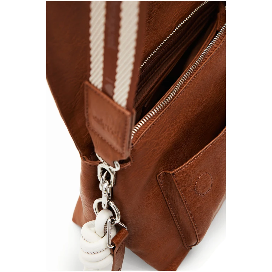 Desigual Half Logo 24 Venecia 2.0 - Umhängetasche 25.5 cm brown