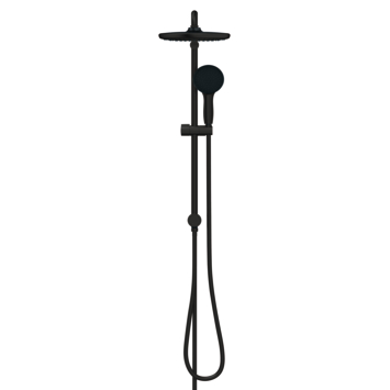 Grohe Vitalio Start 250 Flex douchesysteem met omstelling Rond, Max. 8,0L/Min Bij 3 Bar Mat Zwart