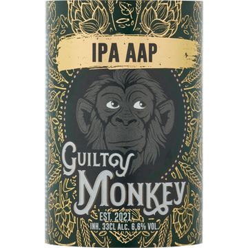 Guilty Monkey - Aap IPA - Fles - 330ML