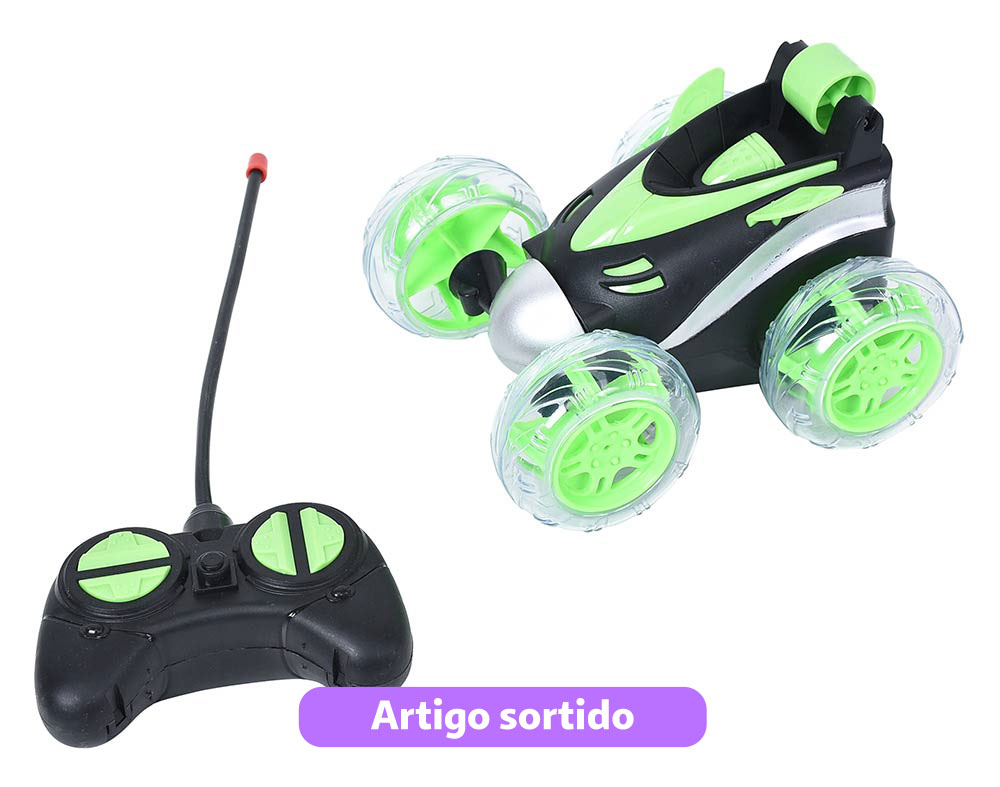 CARRO TELECOMANDADO SAVAGE ONE TWO FUN 360 COM LUZ MODELOS SORTIDOS