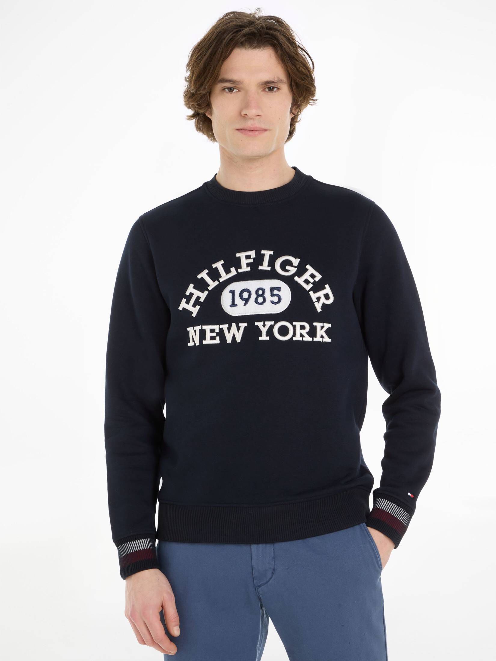 Tommy Hilfiger| Herren Sweatshirt MONOTYPE COLLEGE-LOGO Regular Fit