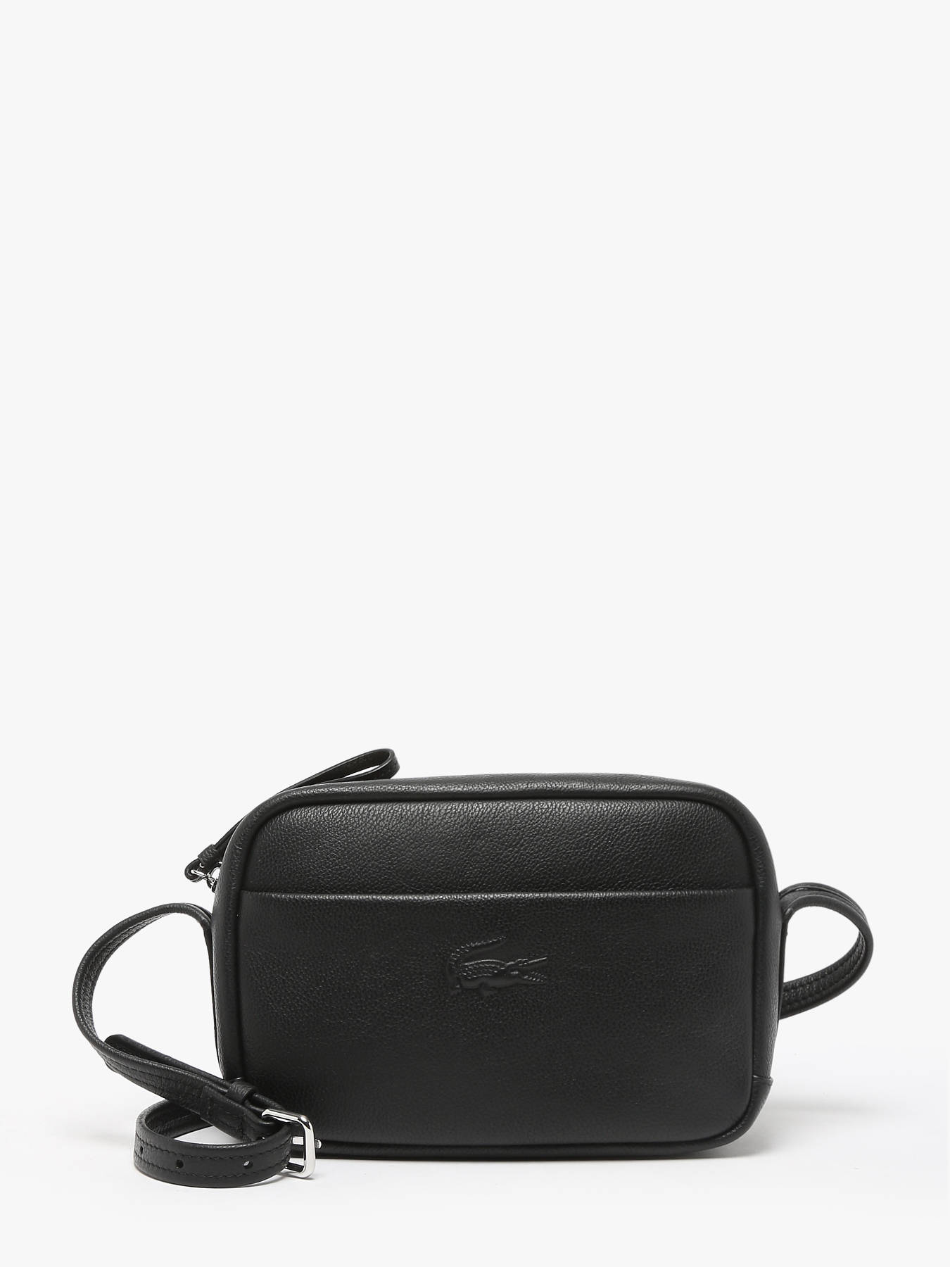 Sac bandoulire City court cuir LACOSTE