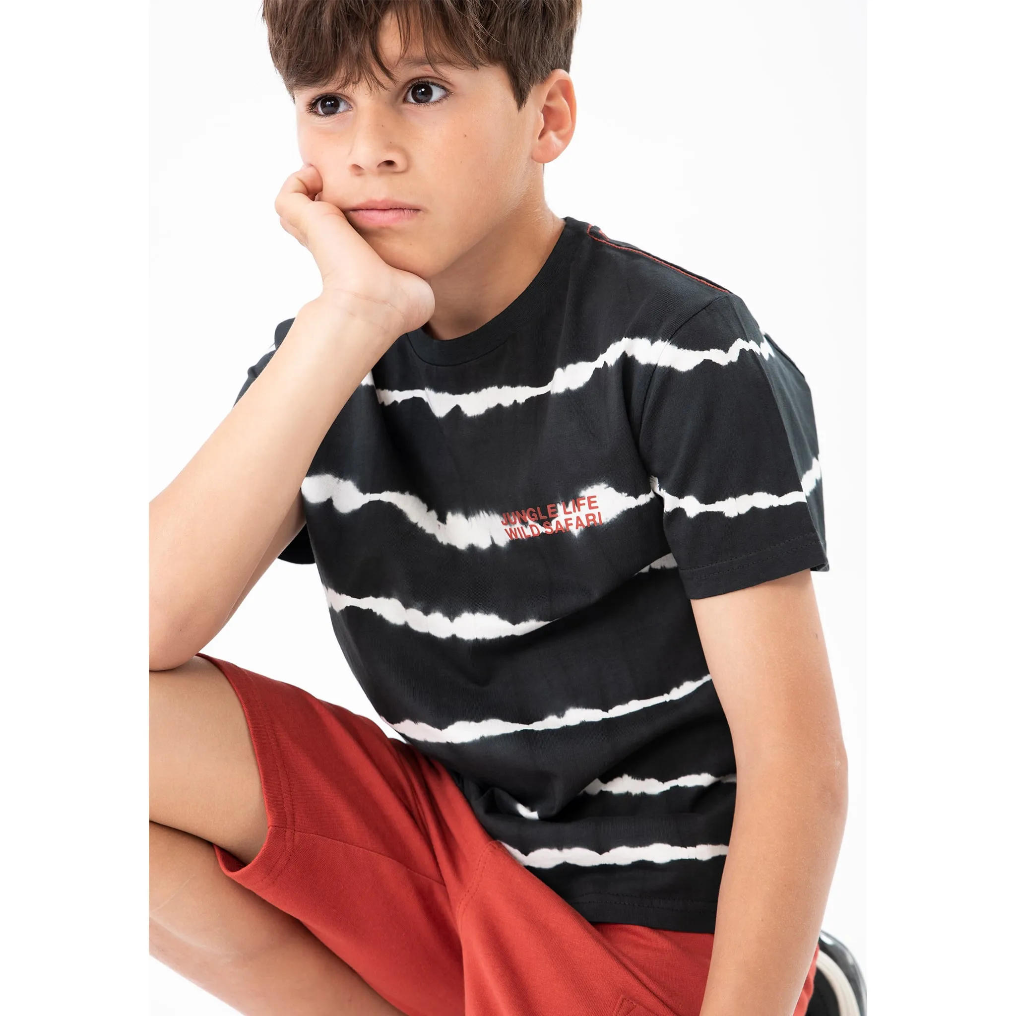 Boboli T-Shirt Rayé Shibori 4-8ans