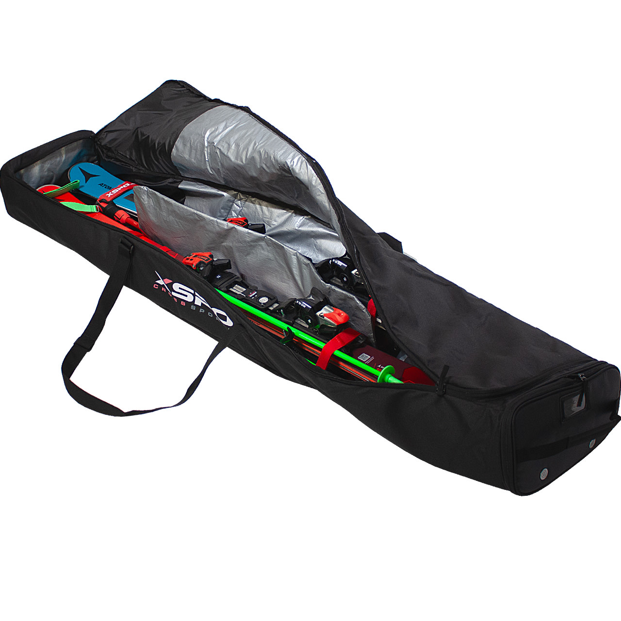 XSPO Race Padded Vario Ski Bag 175/195 cm black – 2Pair | XSPO Skiausrüstung Preis Highlights | XSPO | X | MARKEN | XSPO
