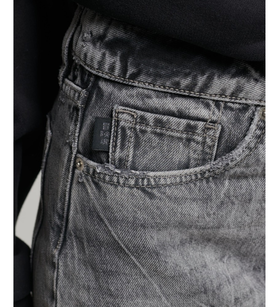 Minissaia jeans retrô preta da Superdry