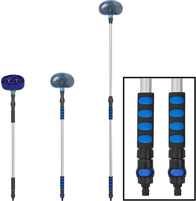 ProPlus - Wasborstel - Telescopische Steel - Roterende Borstelkop - 102-171 cm