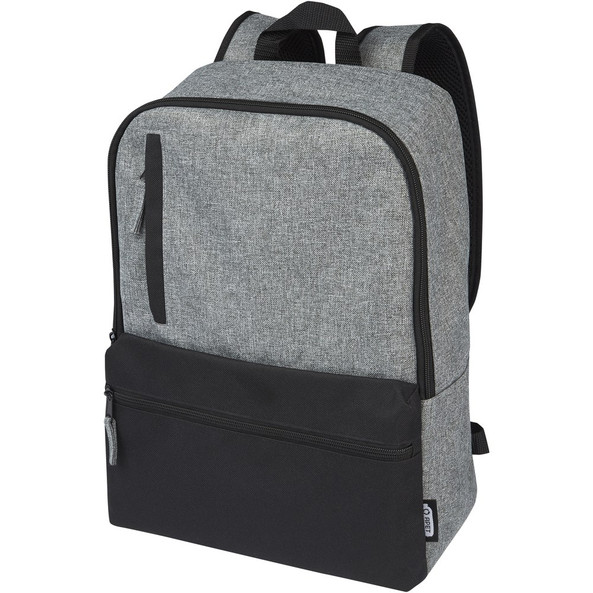 EgotierPro 120655 - Sac à Dos Éco-Responsable Recyclé pour Ordinateur 15\