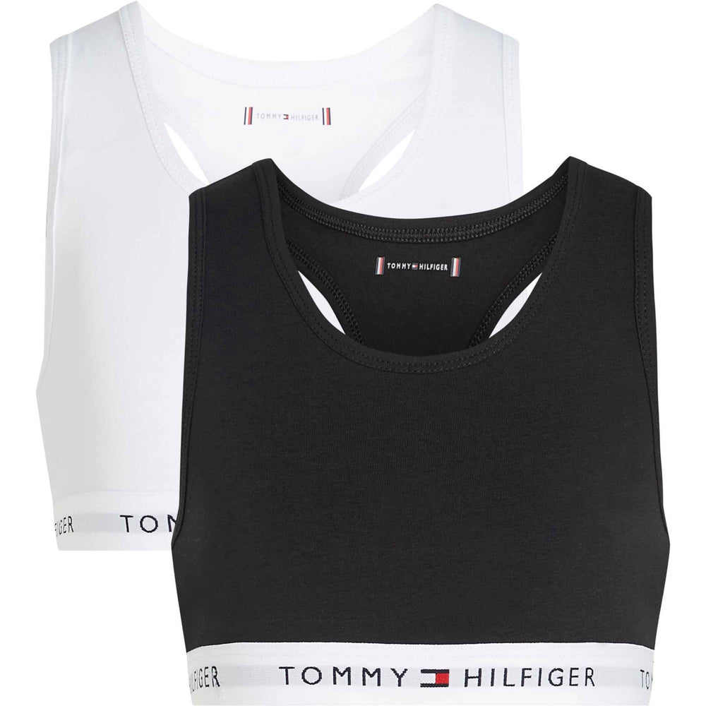 Køb Tommy Hilfiger Black/White 2 Pack Bralette