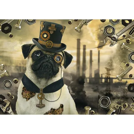Schmidt Spiele Puzzle - Markus Binz, Steampunk Hund, 1.000 Teile