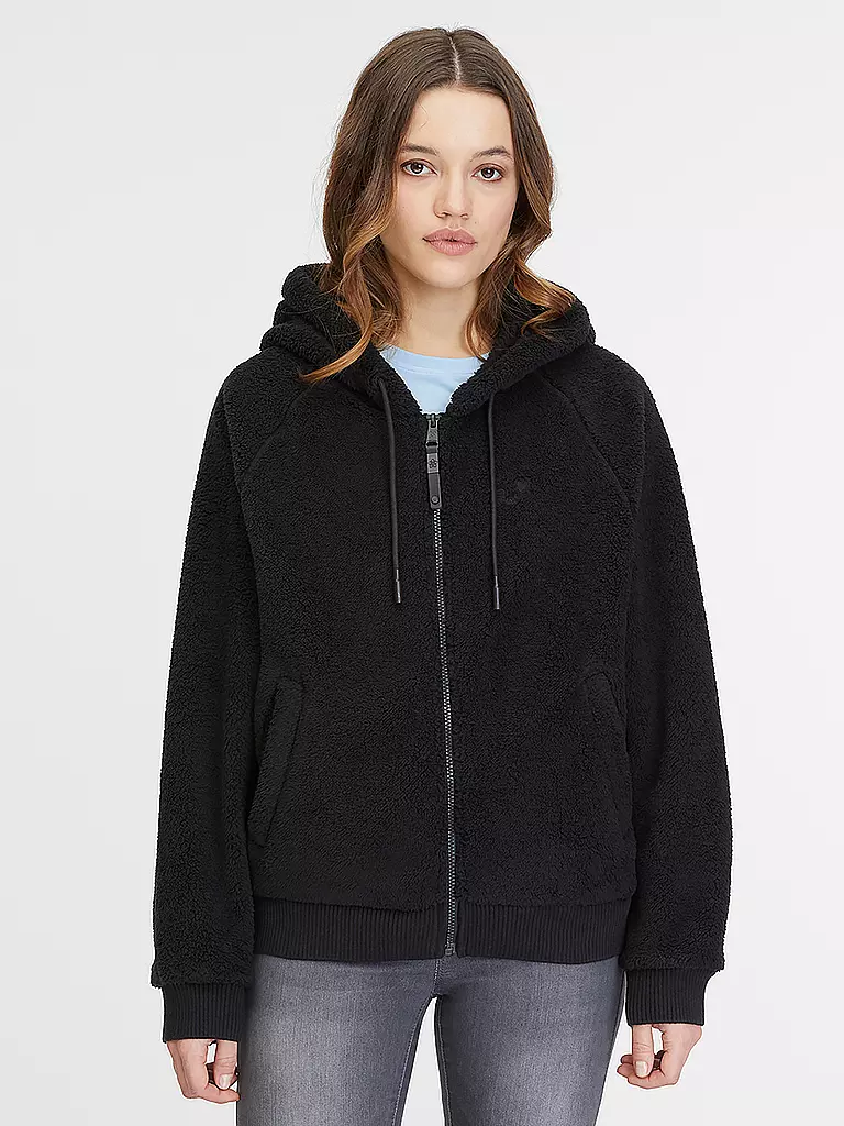 RAGWEAR Fleecejacke TALIANA schwarz
