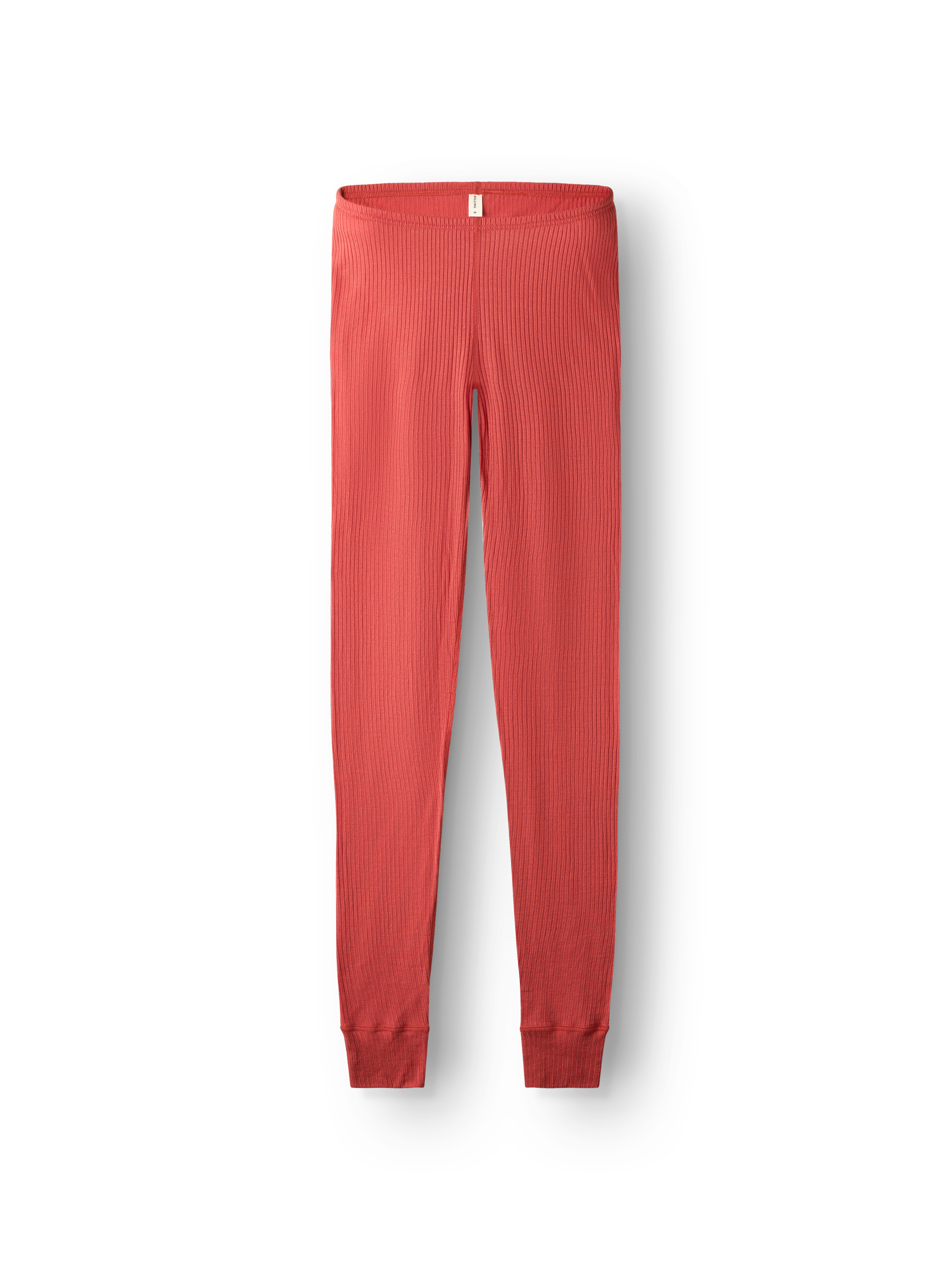 Legging van merinowol voor dames in Retro-rood