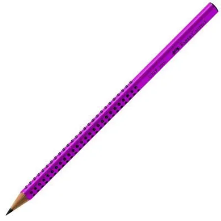 Faber-Castell Bleistift GRIP 2001, B, brombeer
