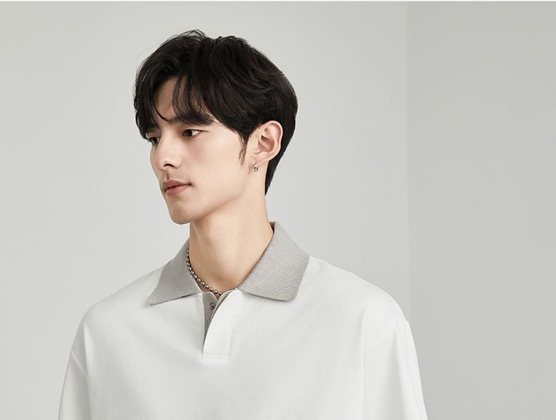 Capbrew - Poloshirt met korte mouwen en contrastkraag