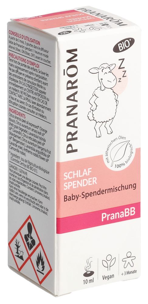 Pranarom PranaBB Mischun Schlafspendend<br>10 ml, Flasche, Ätherisches Öl, Bio Eco