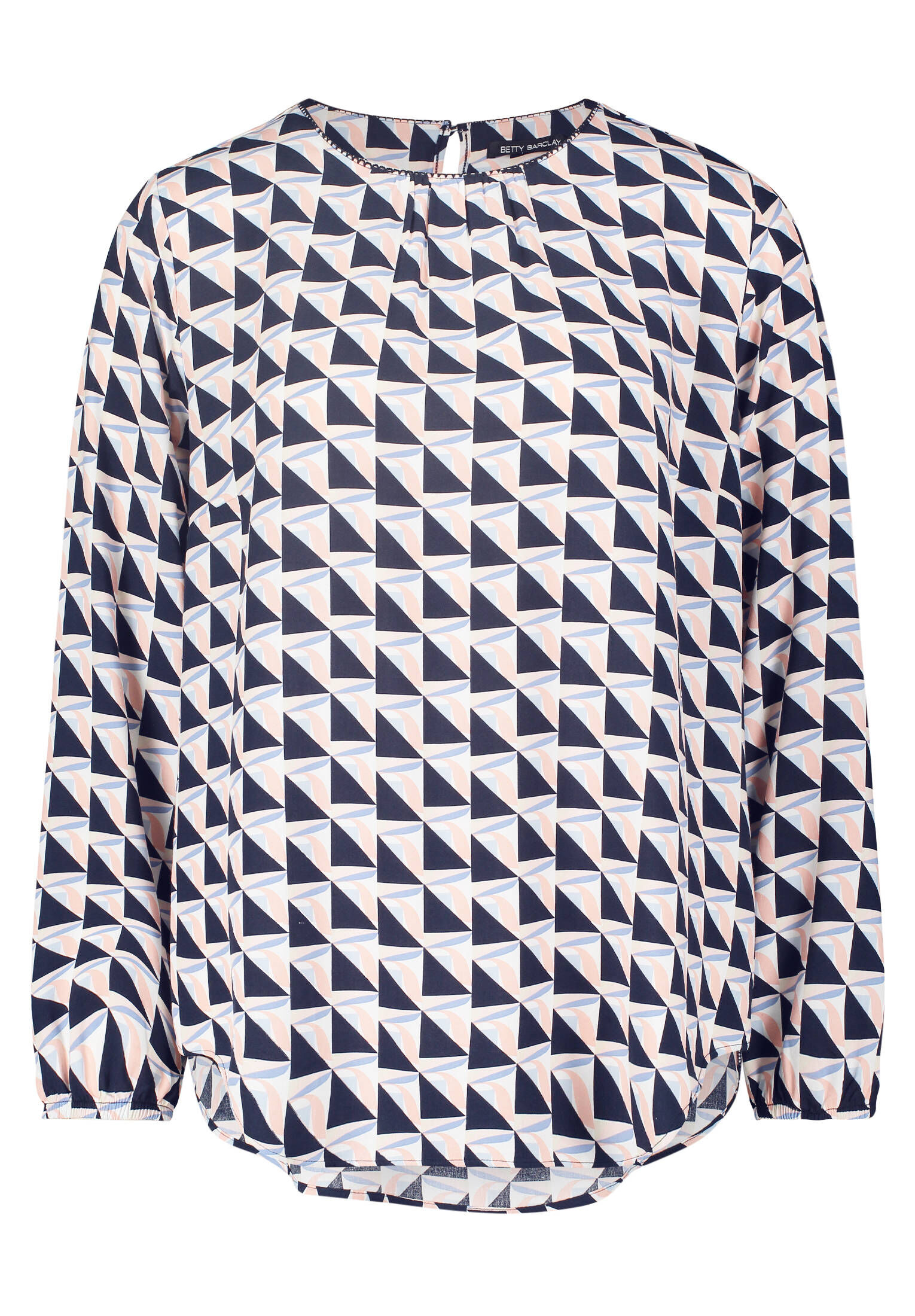 Betty Barclay| Damen Langarm-Bluse mit Rundhalsausschnitt