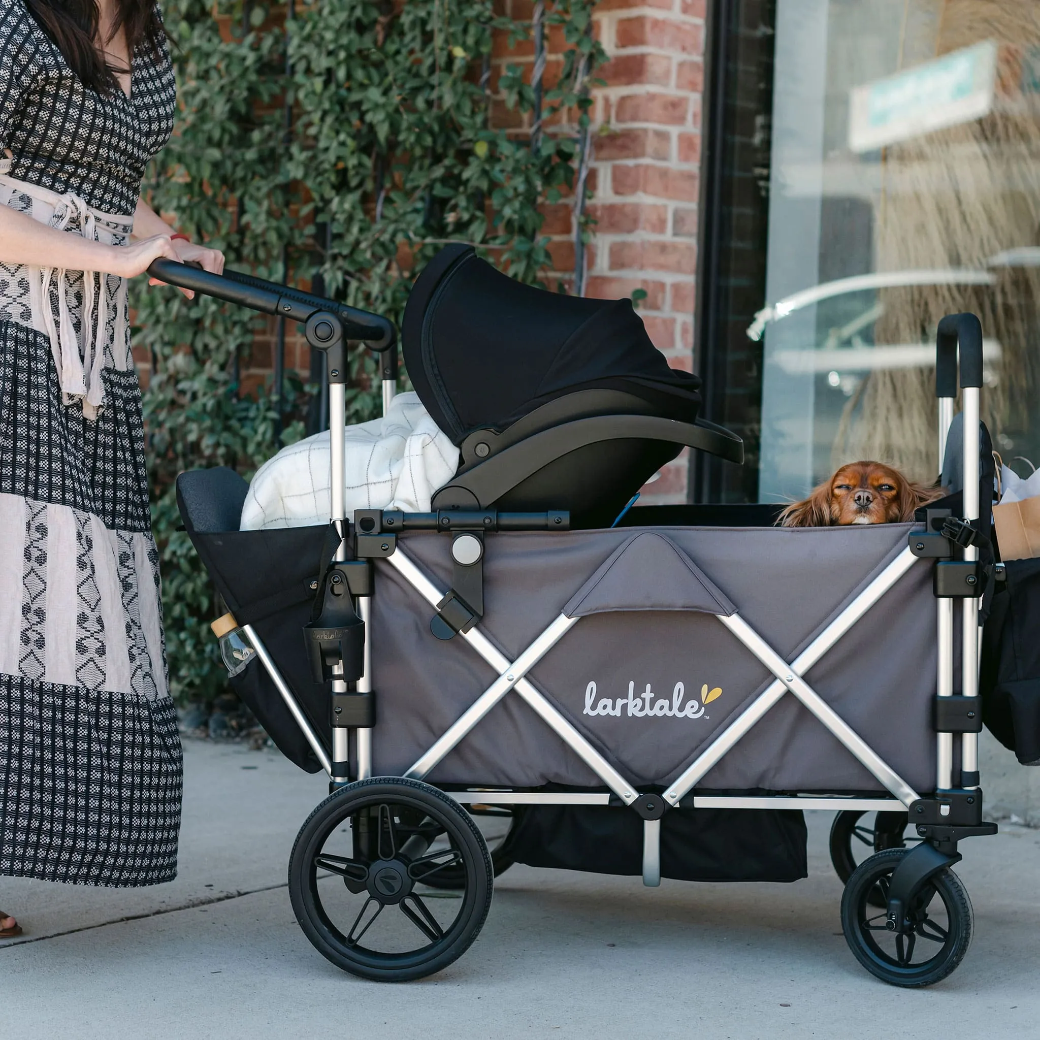 Larktale Adaptateur pour PoussetteWagon Caravan™ - Maxi Cosi  Nuna  Clek